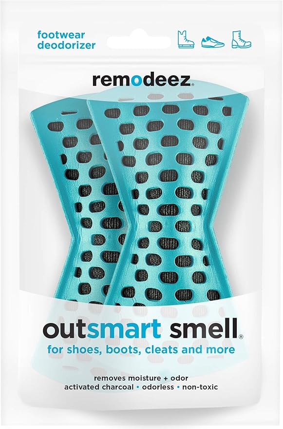 remodeez Activated Charcoal Shoe Deodorizer (Blue 1-Pair)
