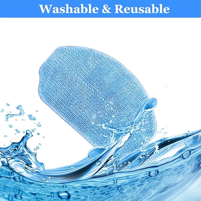 Mop Pad Replacement for MAMNV BR150/BR151, for ZCWA BR150/BR151, for GTTVO for ONSON for MANVN for ZC was for iMartine BR151, for MANVINS for Kilgone G20 Robot Vacuum