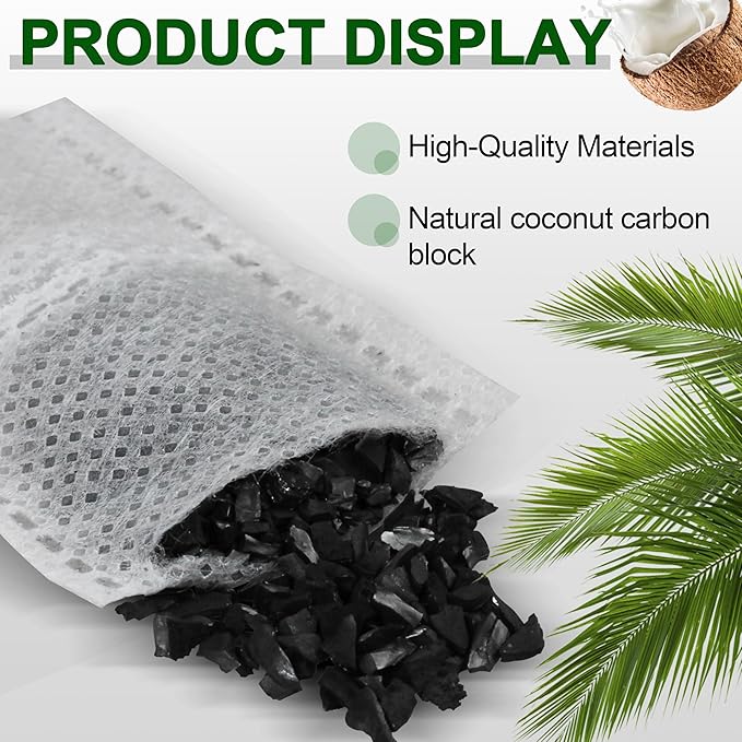(12 Pack) Distiller Filters – Activated Charcoal Carbon Sachets for Megahome & Countertop Water Distillers