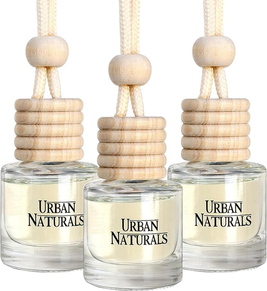 Urban Naturals Savage One Car Air Freshener for Men | Long Lasting Perfume Car Fresheners with Sauvage Fragrance | Hanging Diffuser with Vent Clip | Odor Eliminating Technology | Made in USA (3 Pack)