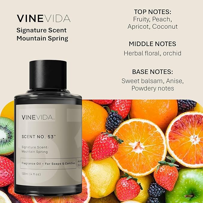 VINEVIDA [4oz] Patchouli Fragrance Oil for Candle Making and Soap Making - Premium Candle Scents for Soy Candles