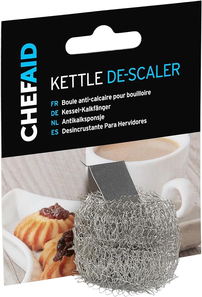 Chef Aid Stainless Steel Doughnut Kettle Descaler, Silver