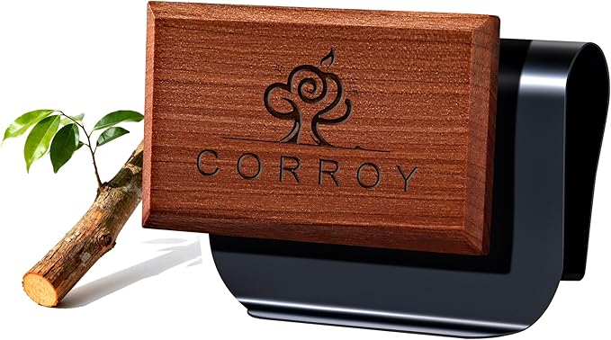 Car Air Freshener Natural Essential Oil Scent, Car Odor Eliminator and Purifier, Vent Clip Air Freshener for Car (Starter/Teak)