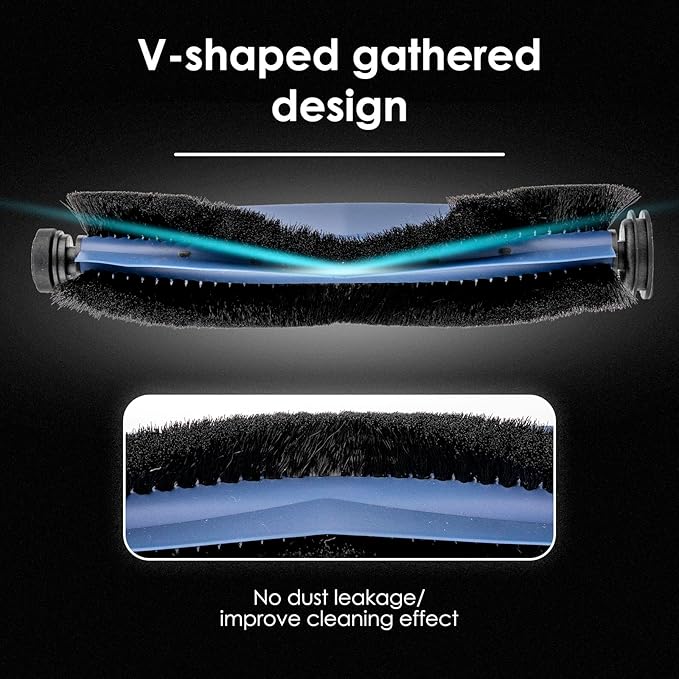 (2 Pack) C20 Omni Roller Brushes Compatible With Eufy C20 Omni Robot Vacuum, Main Brush Accessories, Multi-Surface Brush, Replacement Parts, C20 Omni Brush Roller Kit