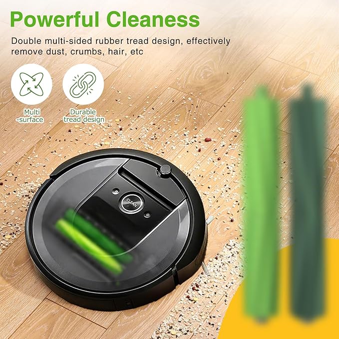 2 Set Replacement Roller Brushes for iRobot Roomba E & I & J Series e5 e6 e7 i1 i1+ i2 i3 i3+ i4 i4+ i6 i6+i7 i7+ i8 i8+ j6+ j7 j7+,Combo i5 i5+j5 j5+ Vacuum Cleaner