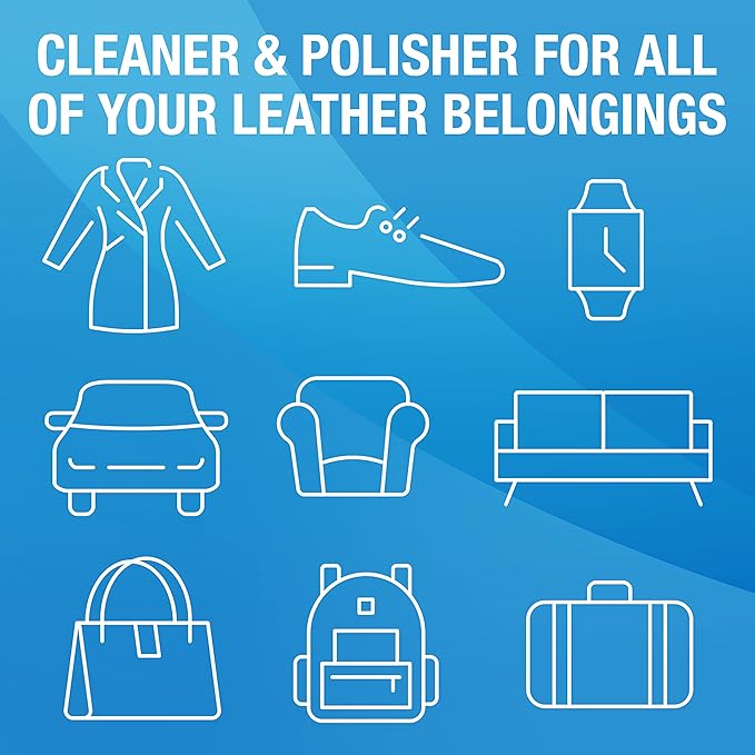 MiracleWipes for Leather Cleaning & Conditioning, Vehicle, Furniture, Shoes, Jacket, Interior, Upholstery, Cleans, Protects, and Moisturizes Leather, Prevent Fading and Cracking - 30 Count