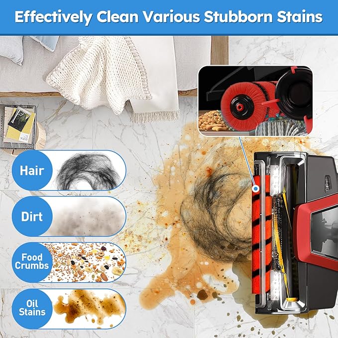 Filter Replacement for Shark LZ602 LZ601 LZ600 LZ602C QU602 QU603 APEX UpLight Lift-Away DuoClean Vacuum, 2 HEPA + 2 Pre + 4 Foam Filters, 1 Brush Roll, Part #XFFLZ600 & XHFFC600 & 145FC600