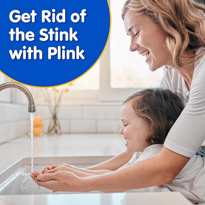 Plink 90 Garbage Disposer Cleaner and Deodorizer, Lemon, 20 Count