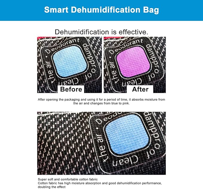 Dehumidifier Bag Silica Gel Car Dehumidifier Microwave Fast Reactivated Desiccant Packs for Storage Large Moisture Absorbers for Gun Safe Closet Basement Garage 100% Leakproof Reusable 1 Pack