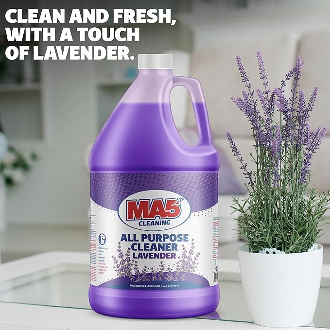 MA5x All Purpose Cleaner, Lavender, 1 Gallon | Multipurpose Cleaner with Lavender Extracts