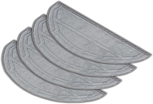 (4 Pack) Q10S5, Q10S5+ Mop Pads Compatible with Roborock Q10 S5/ Q10 S5+ Robot Vacuum Cleaner, Washable Mop Cloth Accessories Kit, Q10S5/ Q10S5+ Mop Pad Refill, Replacement Parts