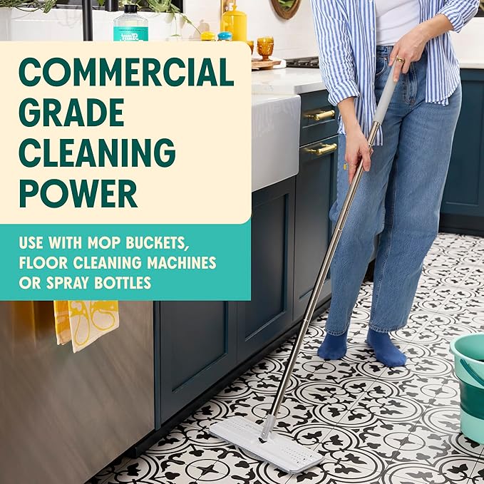 Aunt Fannie's Ultra Concentrated Floor Cleaner Vinegar Wash, Multi-Surface Solution For Mopping, Makes 16 Gallons, Bright Lemon Scent, 32 oz. (Pack of 6)