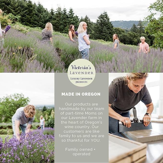 Victoria's Lavender Room Fragrance Spray - Natural Air Freshener & Odor Eliminator, Luxury Essential Oil Scent for Home & Bathroom, Aromatherapy, Ideal Holiday Gift, Lavender Lemon Sage - 1 Pack, 4 oz