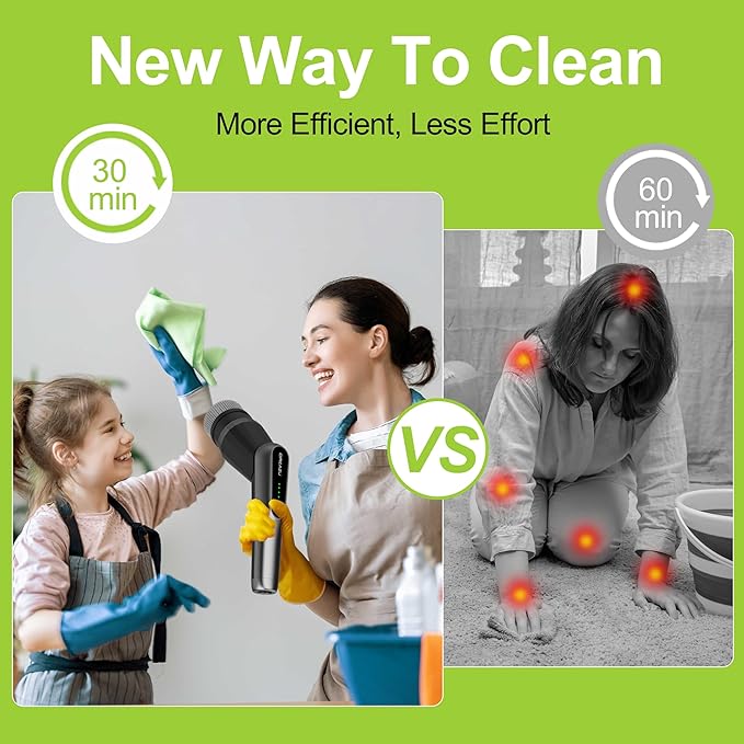 G2-Pro Electric Spin Scrubber - Upgraded 10-in-1 Scrubber Brush Electric, Retractable Handle & 2-Speed for Bathroom, Bathtub, Kitchen, Tile Floors(Gray Brush Head