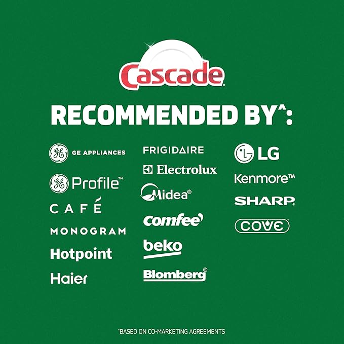 Cascade Complete Dishwasher Pods, Dishwasher Detergent, Dish Detergent Tab Tablets, Fresh, 100 Count