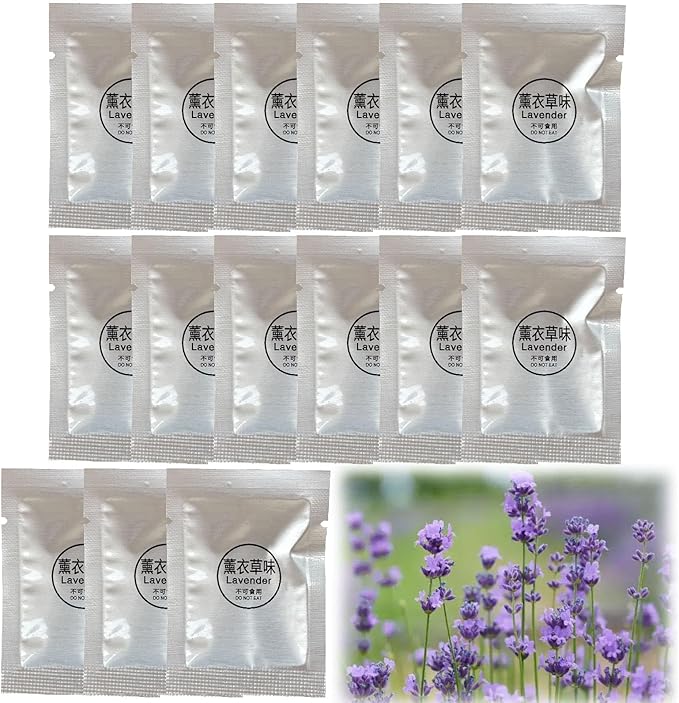 15 Pack Car Air Vent Clip Freshener Refills Solid Fragrance Replacement Pads, Long Lasting Air Freshener for Car Accessories for Women Men (Lavender)