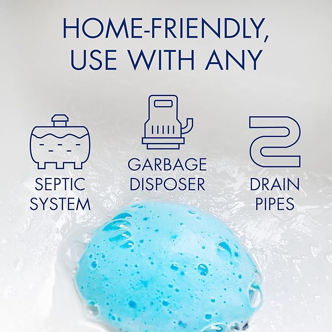 Glisten Disposer Care Foaming Cleaner, Lemon Scent, 12 Use (BND01728)