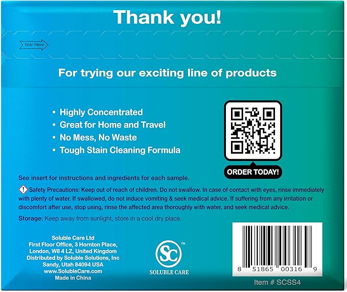 80 Dissolvable Toilet Bowl Cleaner Sheets (Easy Clean, Quick-Dissolving, Septic-Safe Cleaning) + Sample Pack (Laundry, Foaming Hand Soap, Toilet & Floor Cleaner Dissolvable Sheets)