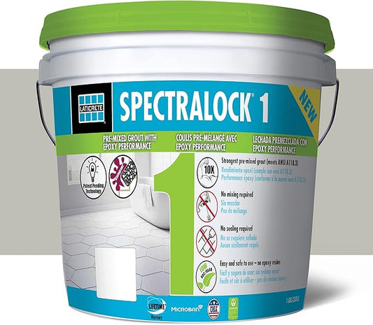 LATICRETE SPECTRALOCK® 1 Pre-Mixed Grout #90 Light Pewter