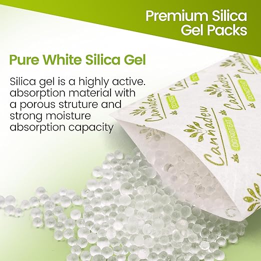 10g Silica Gel Packets (15 Pack) – High-Performance Moisture Absorber for Humidity Control, Storage, Jars, Closets & Containers