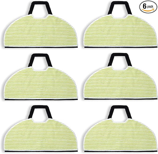 6 Pack Vacmop Shark Vacuum Pads for Shark AV2610WA, RV2610WA, RV2620WD, RV2410WD, Matrix Plus AI Ultra 2-in-1 Robot Vacuum