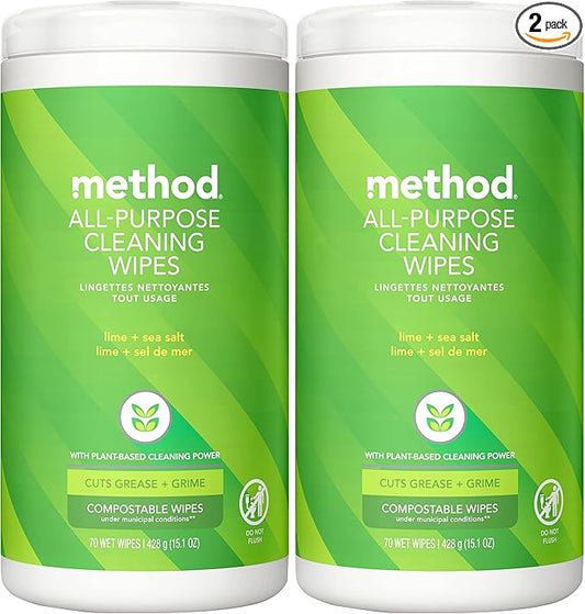 Method All-Purpose Cleaning Wipes (Pack of 2)