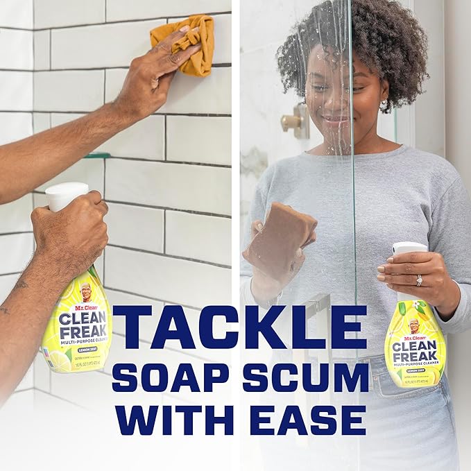 Mr. Clean, Deep Cleaning Mist Multi-Surface Spray, Lemon Zest Scent Starter Kit, , 16 Fl Ounce (Pack of 1)