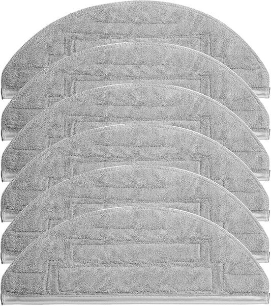 6 Pack Mop Pads Compatible with Roborock S8 Pro Ultra Robot Vacuum, Reusable Microfiber Mopping Pad Replacement Accessories