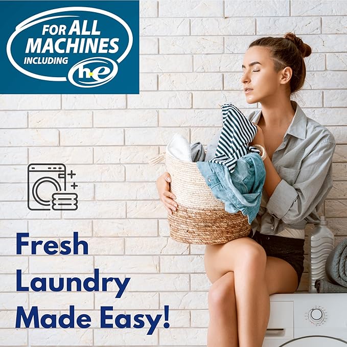 Laundry Detergent Sheets Fresh Linen Scent - 60 Loads Eco Liquidless Soap - Travel-Friendly for Hot & Cold Cycles, Tackles Tough Stains & Odors - Gentle on Skin, 60 Sheets
