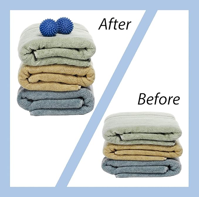 Whitmor Dryer Balls - Eco Friendly Fabric Softener Alternative (Set of 4),Blue