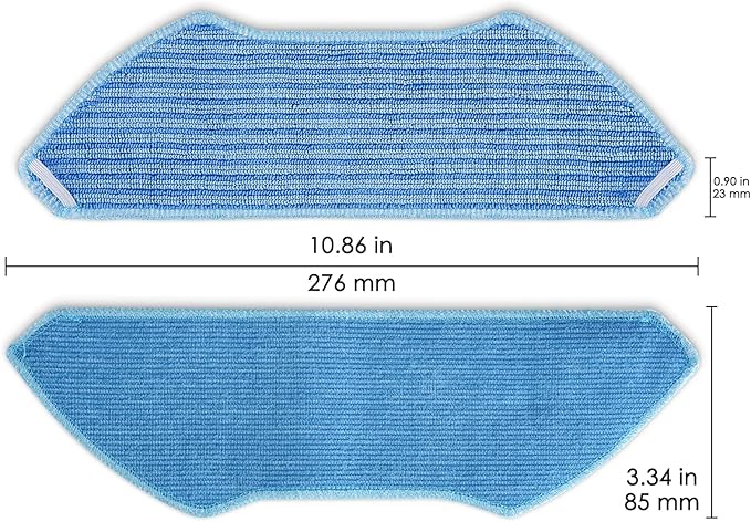 (4 Pack) M2 Pro Replacement Mop Pads Compatible with Lefant M2 Pro/ M2S Pro/ M1 Robot Vacuum Cleaner, Mop Cloths Accessories