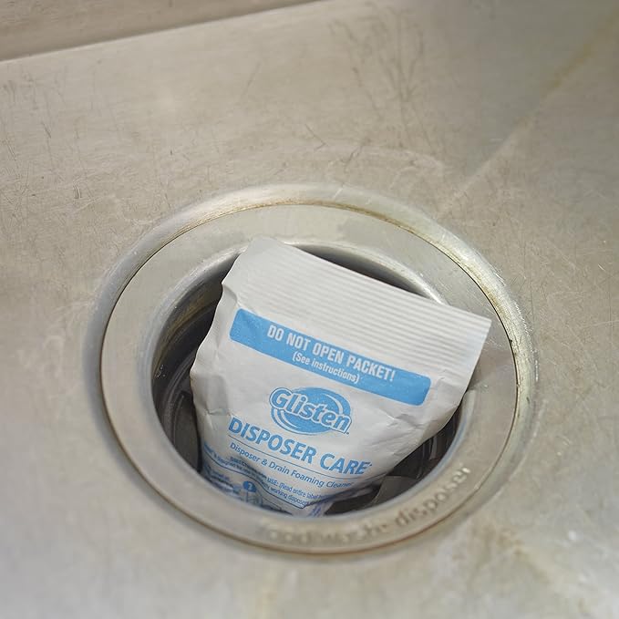 Glisten Garbage Disposer Care Foaming Cleaner and Plink Deodorizer Capsules