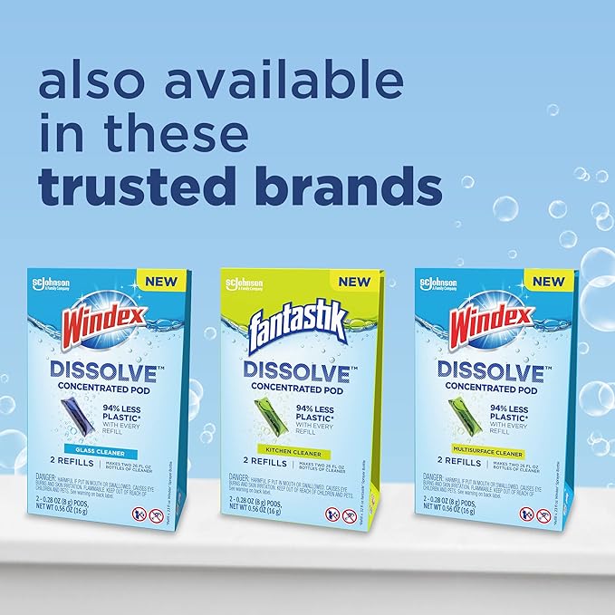 SCRUBBING BUBBLES BATH DISSOLVE PODS SATRTER KIT 1+1 0.28FLOZ