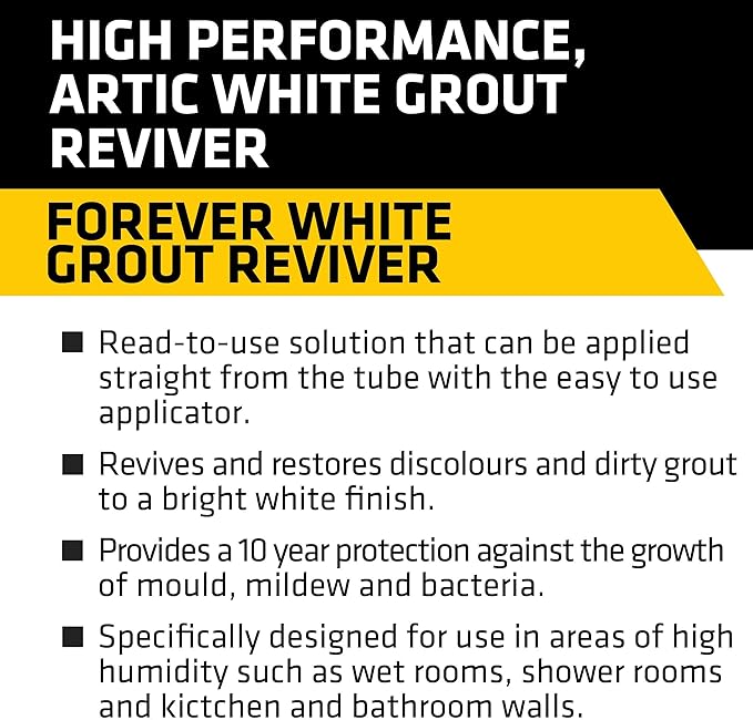 Everbuild Forever White Grout Reviver 200ml EVBFWREVIVE