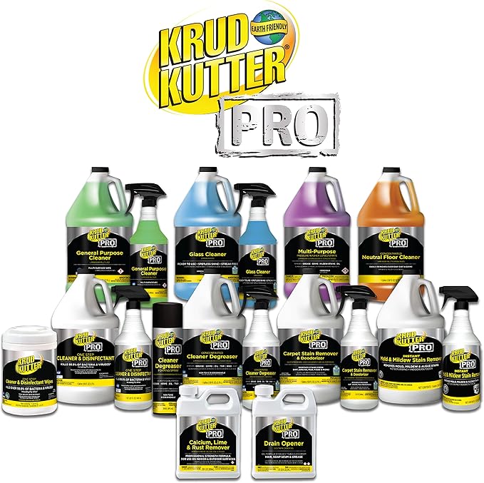 Krud Kutter Pro 367508 One Step Cleaner & Disinfectant Wipes, 160 Wipes
