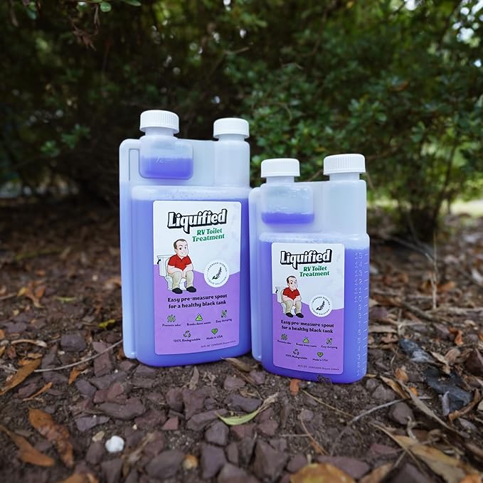 Liquified RV Toilet Treatment - Black Holding Tank Digester - Odor Eliminator - Lavender Scent - Matts RV Reviews (Lavender, 16oz)