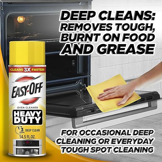 Easy-Off Professional Oven & Grill Cleaner, 144 oz (6 Cans x 24 oz)