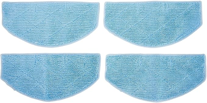 Mop Cloth Pads For Tikom G8000 Pro for Honiture G20 Vacuum Cleaner, Dry And Wet Usage Mop Cloths Pad Floor Cleaning Replacement Accessories(4pcs)