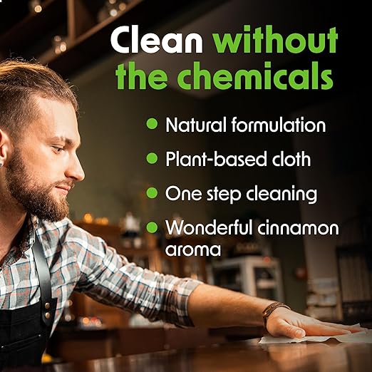 Restaurant Bundle - Get 400ct Wipex Table Bussers Natural Table Wipes and 100ct Individually Wrapped Hand Wipes