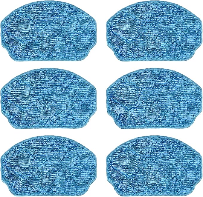 Mop Pads Accessories for MAMNV BR150, BR151, for ZCWA BR150, BR151, for ONSON BR150, BR151, for MANVINS G20 Robot Vacuum Cleaner, Reusable Microfiber Mop Pads Replacement Part Attachment