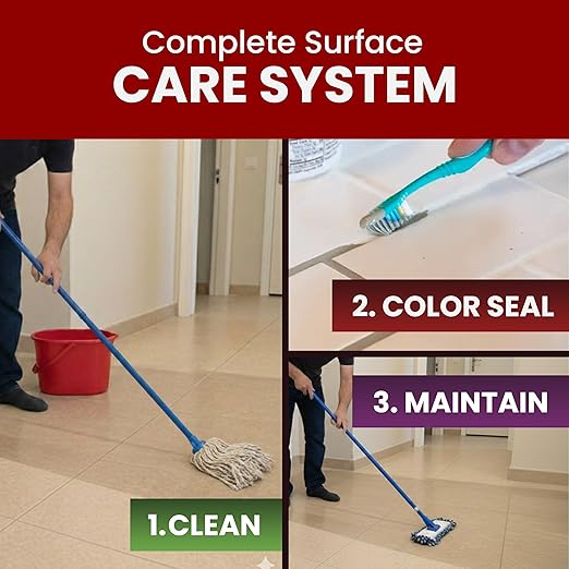 MODERN STONE TECHNOLOGIES® Color Sealer – Matches TEC® Grout Colors- Restores/Changes & Stainproofs Grout Color | Water-Based, Non-Toxic, Easy to Use | for Ceramic Tiles | #994 Dark Walnut