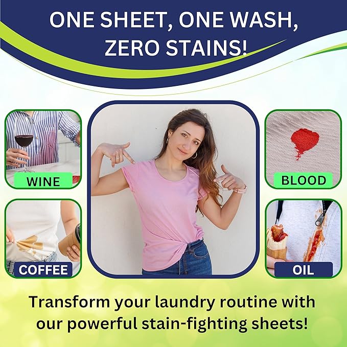 Fragrance-Free Laundry Detergent Sheets – 96 Loads, Hypoallergenic, Plastic-Free & Eco-Friendly, Made in USA, Safe for Sensitive Skin, HE Washer Compatible, Unscented Laundry Strips
