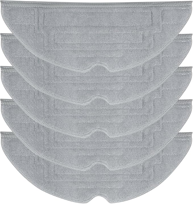 5 Pcs Mop Pads for Roborock S8 Pro Ultra Robot Vacuum, Washable Reusable Mopping Pad Replacement Accessories