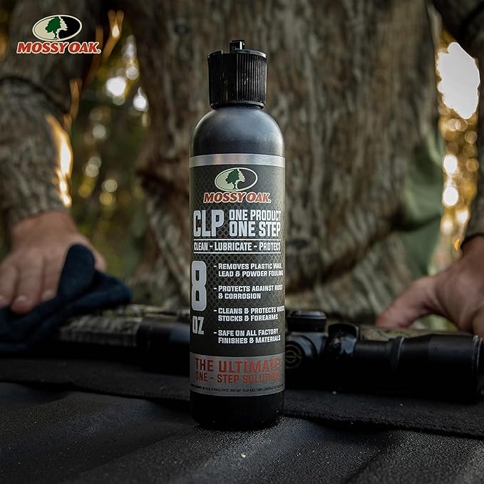 Mossy Oak CLP Gun Cleaning Oil | All-in-One Cleaner, Lubricant & Protectant | One-Step Gun Oil CLENZOIL
