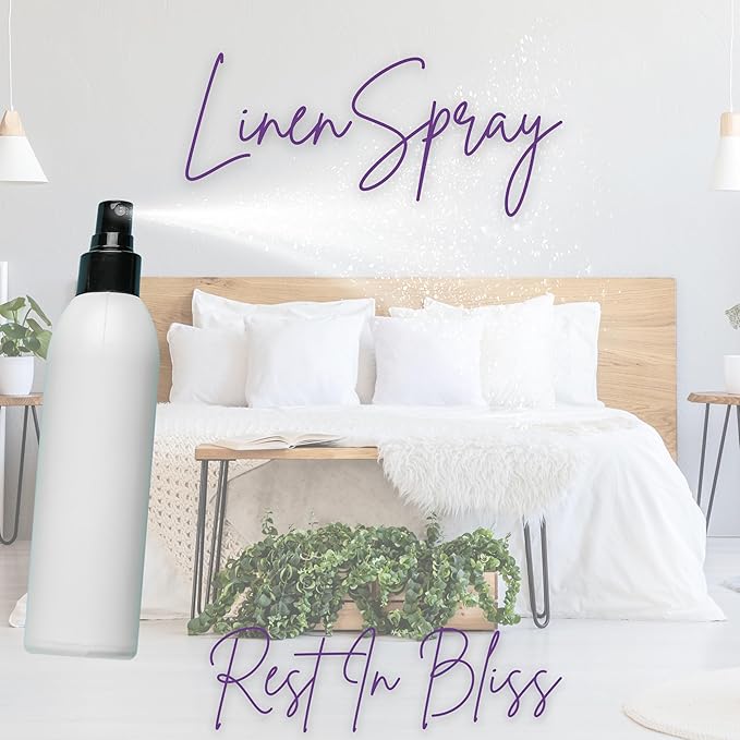 Ginger Lime Linen Spray, 8 ounces - Eclectic Lady Sheet and Linen Spray - No Artificial Colors, Parabens, or Preservatives - Long-Lasting Scent for Bed, Fabric & Pillow