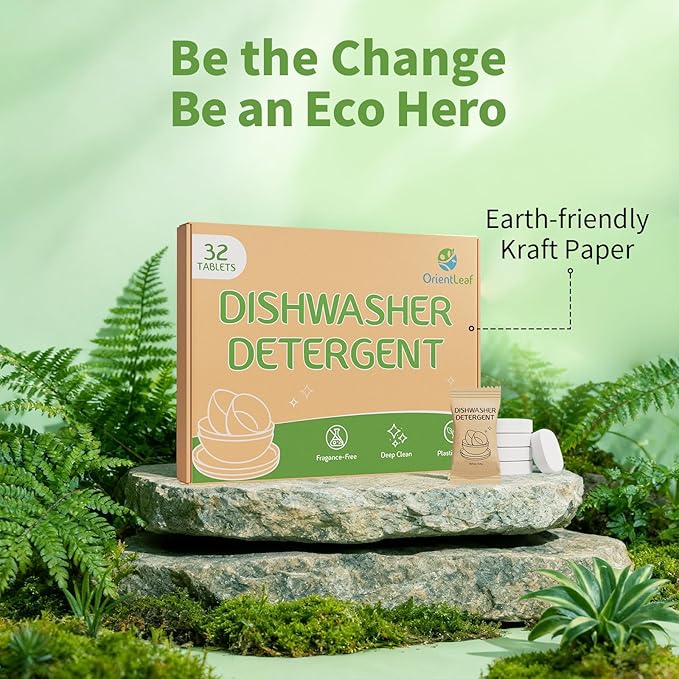 Dishwasher Detergent Tablets, Dishwasher Tablets 32 Count