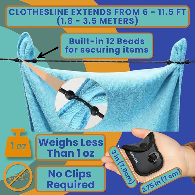 Travel Laundry Detergent Sheets Kit – 2-Size Travel Detergent Sheets + Lightweight Clothesline, Universal Sink Stopper & Foldable Laundry Bag Great for Hotels, Cruises, Camping & Trips