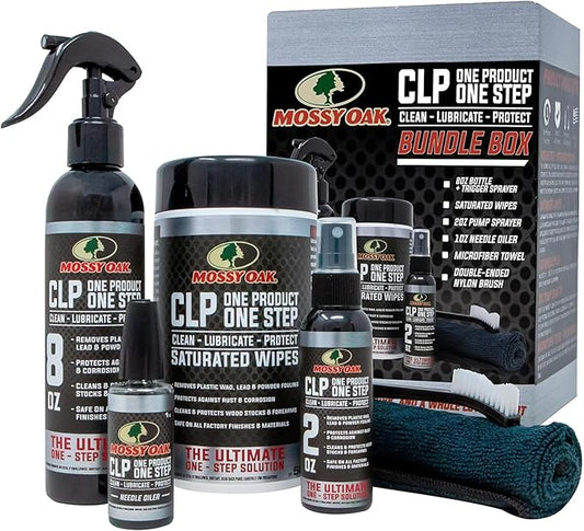 Mossy Oak CLP Gun Cleaning Oil | All-in-One Cleaner, Lubricant & Protectant | One-Step Gun Oil CLENZOIL
