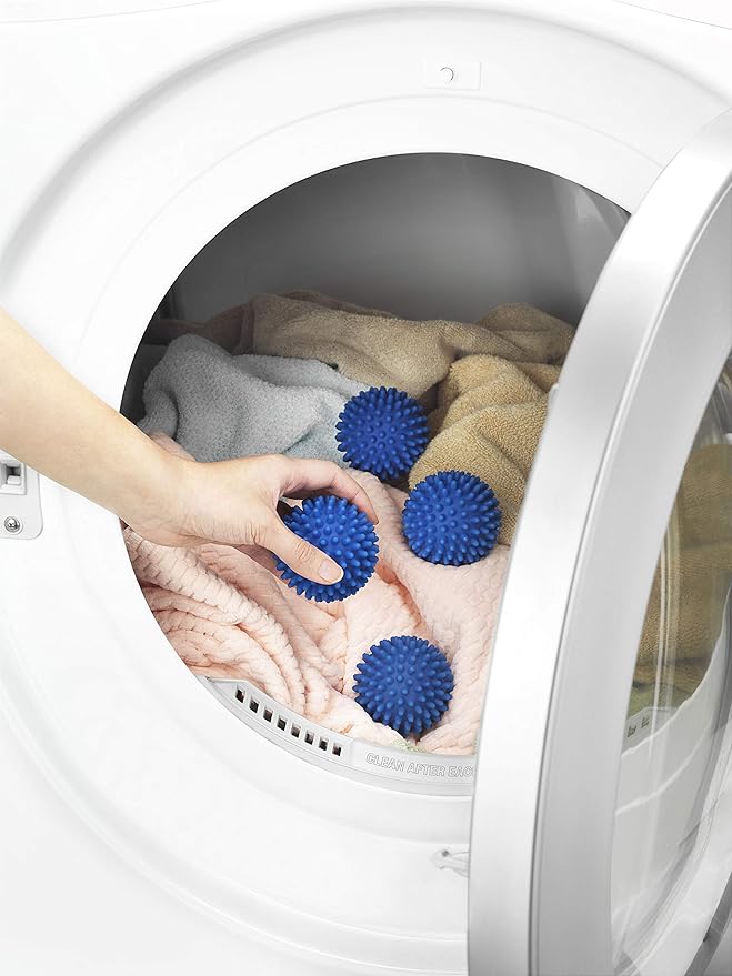 Whitmor Dryer Balls - Eco Friendly Fabric Softener Alternative (Set of 4),Blue