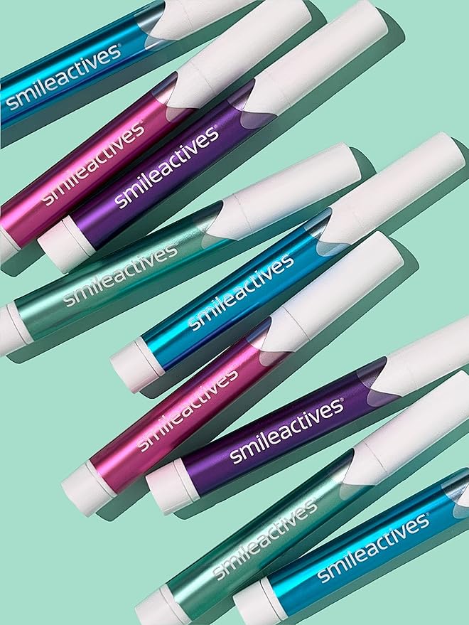 Smileactives Teeth Whitening Pen for White Smile, Fast Tooth Whitener and Stain Remover with Precision Brush Tip, Dental Quality Whitening Gel, Travel Pen, Easy to Use, Ultramint Flavor Flavor, 1 Pack